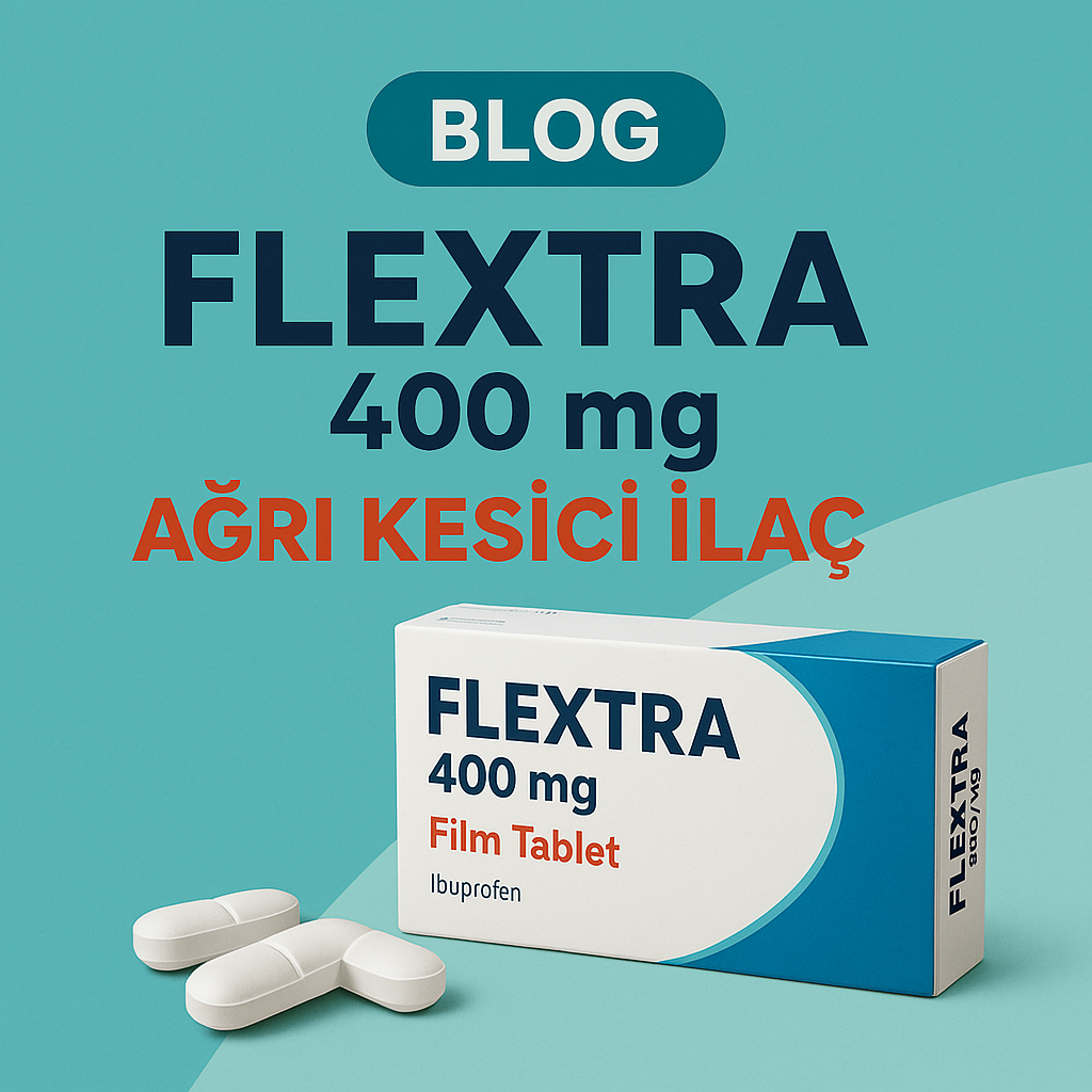 Flextra 400 mg ağrı kesici ve kas gevşetici özellikli ilaç