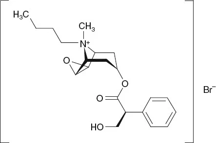 Hiyosin Butilbromür molekül şekli