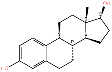 Östrodiol molekülü